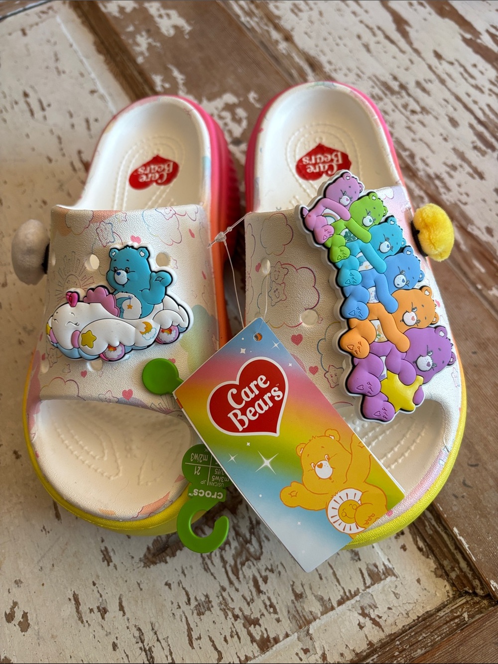 CROCS Care Bears Slide style W5